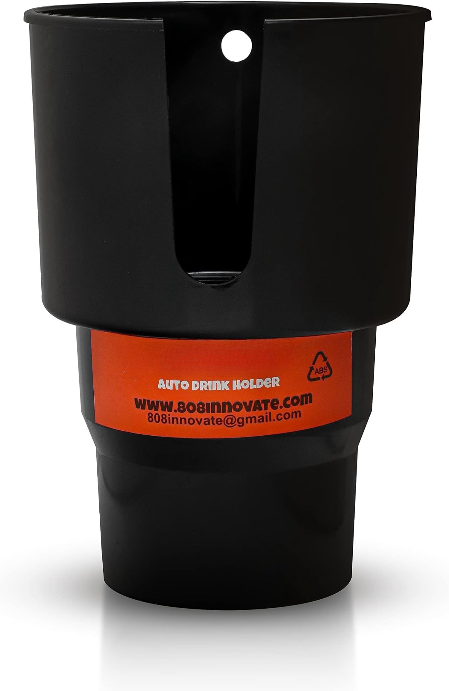 Cup Holder Expander - Fits Hydro Flasks 32/40 oz, Nalgene,  &amp; Large Bottles up to 3.8  Wide - for  up to 3.2  Wide - Black C226Z