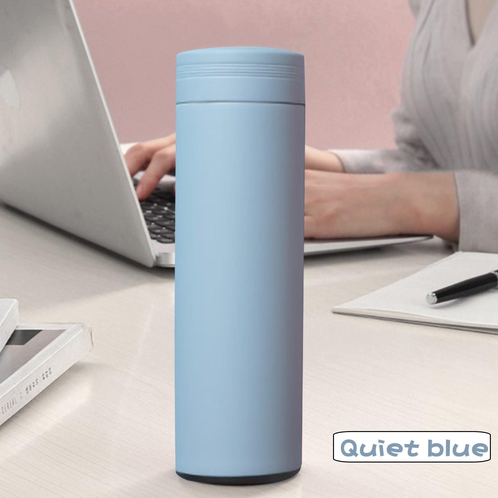 Stainless Steel Insulation Cup Cute Mini Portable Children Student Water Bottle Coffee Travel Mug LED Temperature Display Double Walled Vacuum Long Lasting Insulation C054T