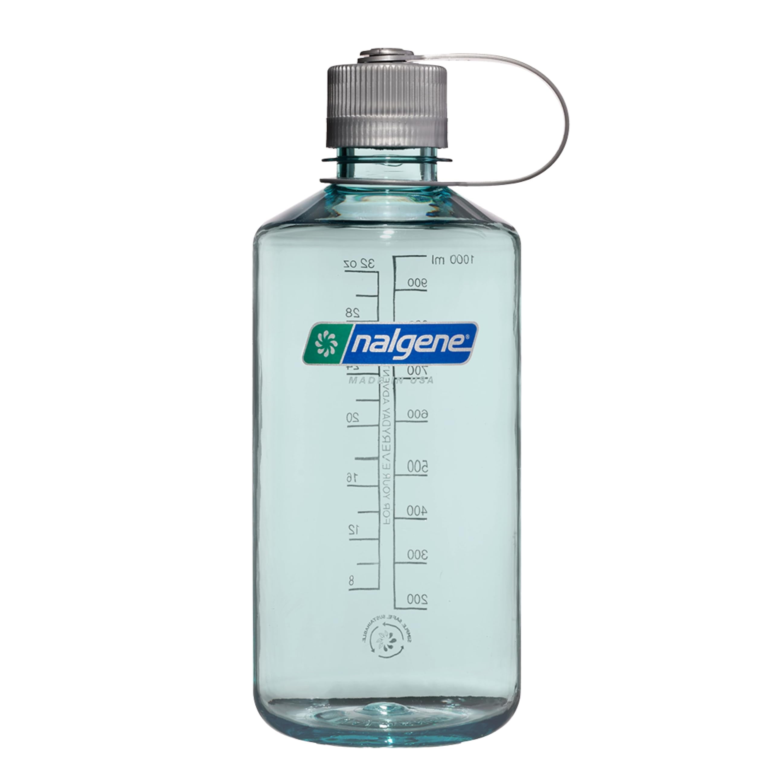 Nalgene Sustain 32 oz Narrow Mouth Plastic Water Bottle C138B