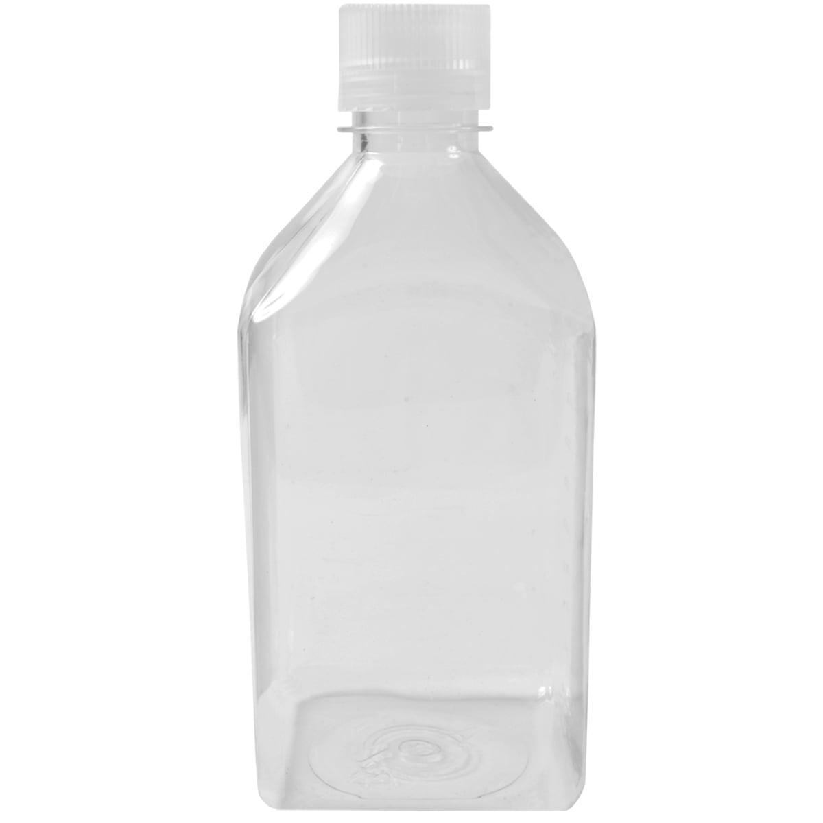 Nalgene Transparent Lexan Polycarbonate Square Storage Bottle - 8 oz. - Clear C184V