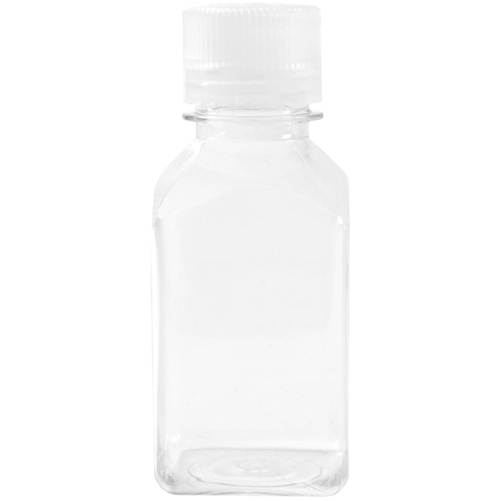 Nalgene Transparent Lexan Polycarbonate Square Storage Bottle - 8 oz. - Clear C184V