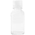 Nalgene Transparent Lexan Polycarbonate Square Storage Bottle - 8 oz. - Clear C184V