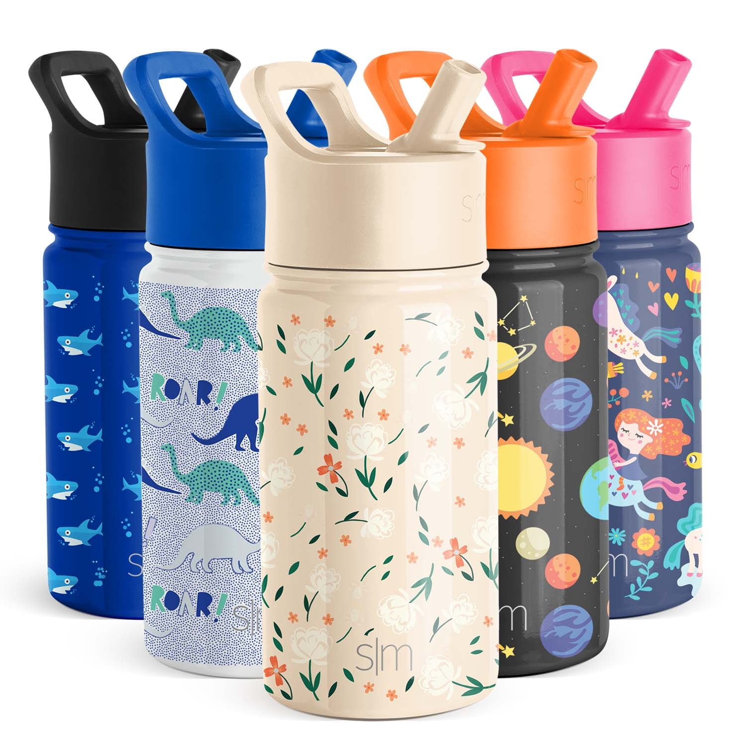 Simple Modern Summit Water Bottle Straw Lid Vacuum Insulated Stainless Steel Bottle | 18 fl oz C425G