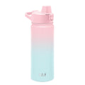 Simple Modern 18 fl oz Insulated Stainless Steel Summit Water Bottle with Covered Silicone Straw Lid | Sweet Taffy C395X