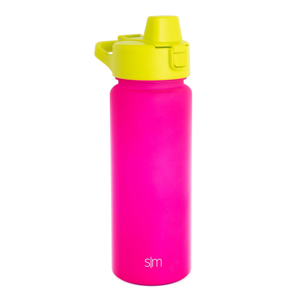 Simple Modern 22 fl oz Reusable Tritan Summit Water Bottle with Silicone Straw Lid|Raspberry Chartreuse C405T