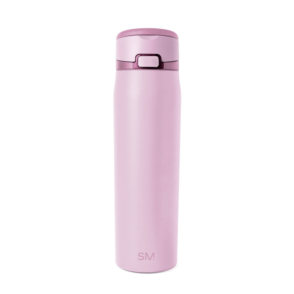 Simple Modern 24oz Mesa Loop Water Bottle with Covered Spout | Pink Champagne C409T