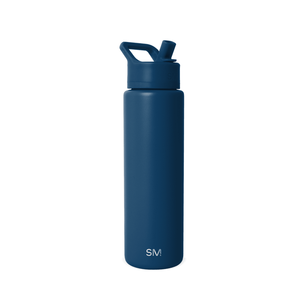 Simple Modern 30 fl oz Insulated Stainless Steel Summit Wide Mouth Water Bottle with Straw Lid | Slumberland C396Z