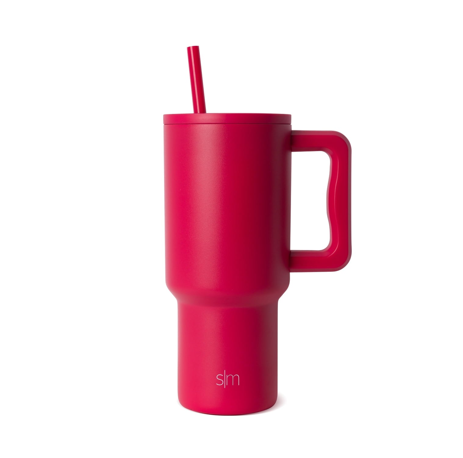 Simple Modern 30 fl oz Insulated Stainless Steel Trek Tumbler with Straw Lid | Seaglass Sage and Cream Checkmate C690C