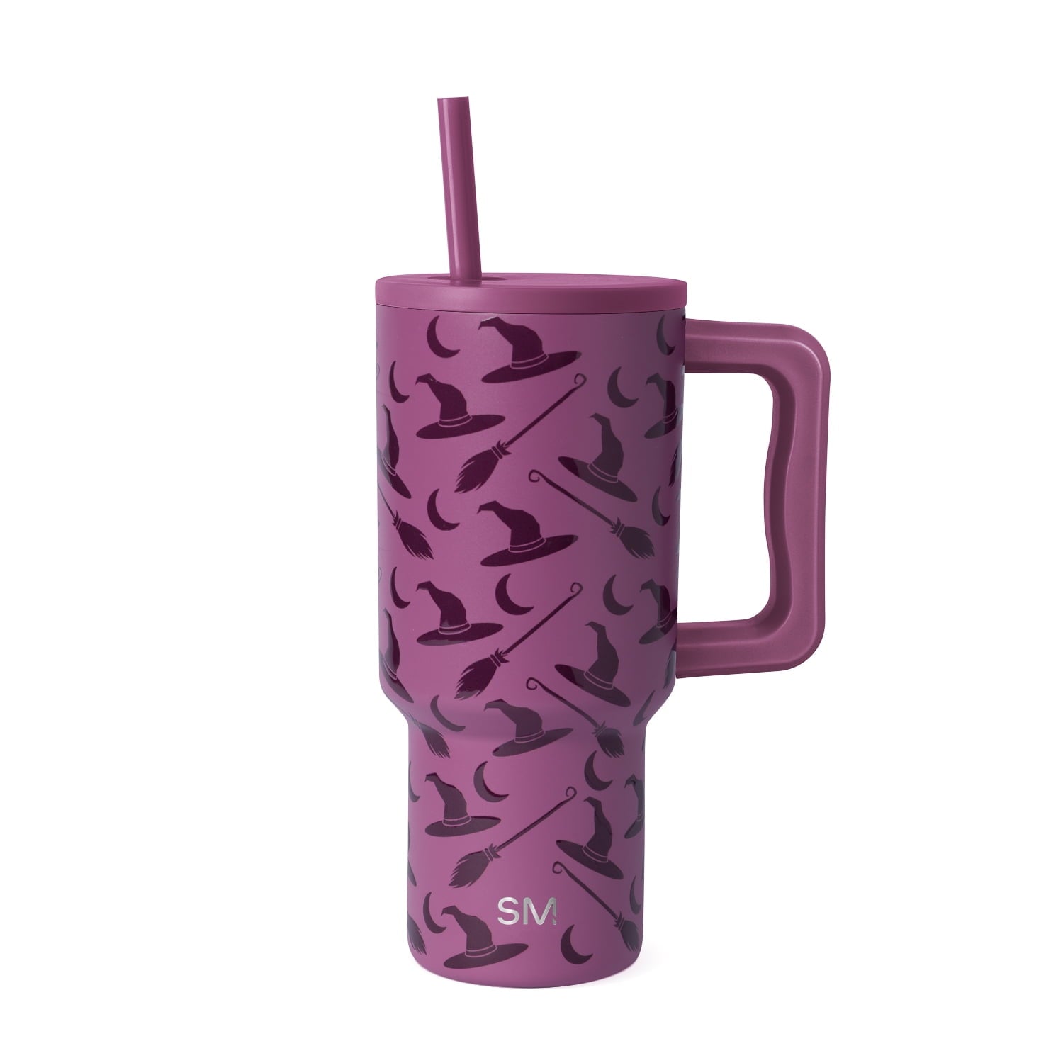 Simple Modern 30 fl oz Insulated Stainless Steel Trek Tumbler with Straw Lid | Seaglass Sage and Cream Checkmate C690C