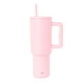 Simple Modern 40 fl oz Insulated Stainless Steel Trek Tumbler with Straw Lid | Blush C392R