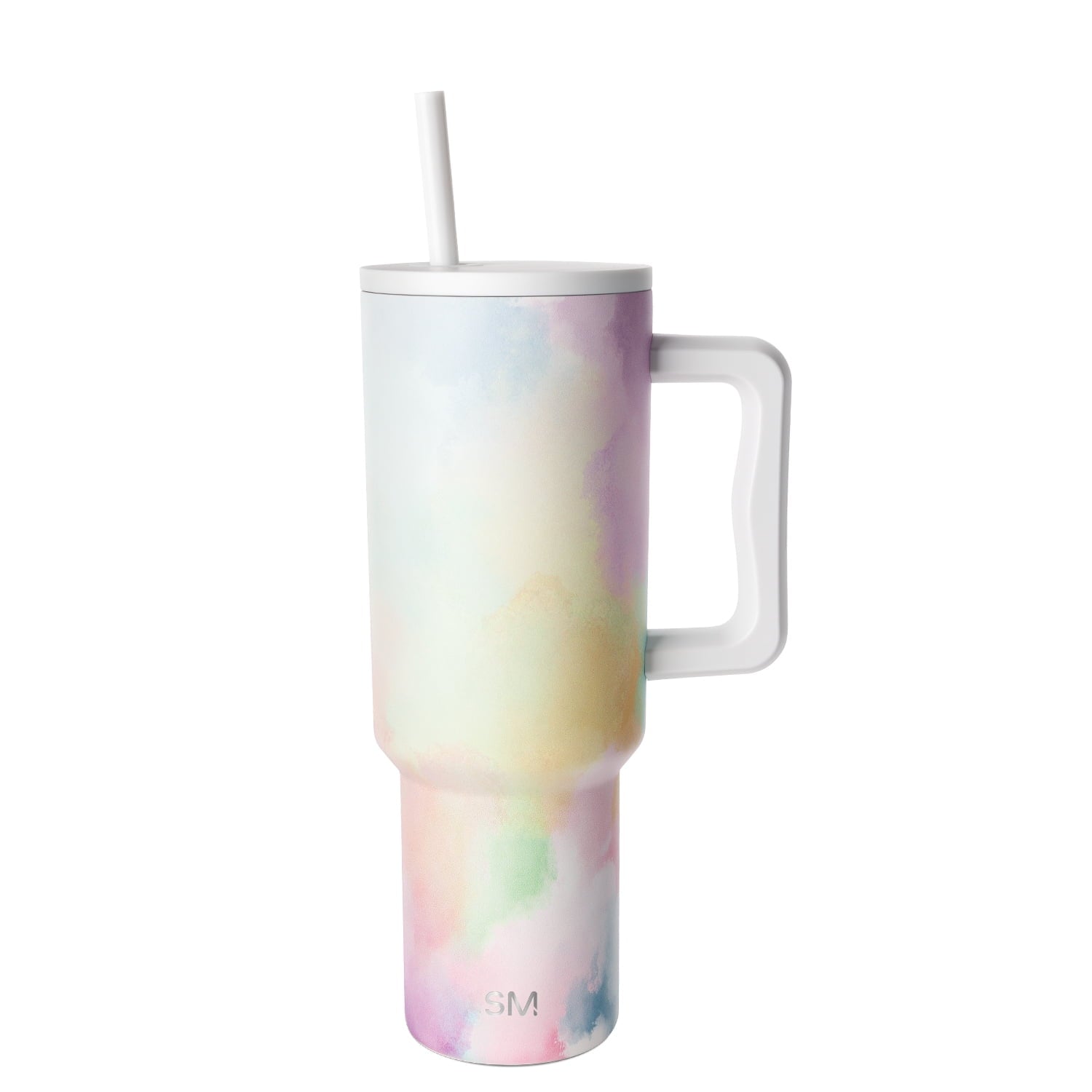 Simple Modern 40 fl oz Insulated Stainless Steel Trek Tumbler with Straw Lid | Blush C392R