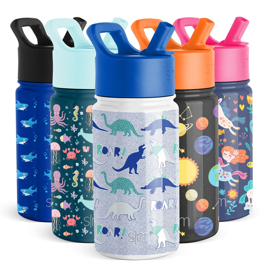 Simple Modern Summit Water Bottle Straw Lid Vacuum Insulated Stainless Steel Bottle | 14 fl oz C431V