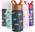 Simple Modern Summit Water Bottle Straw Lid Vacuum Insulated Stainless Steel Bottle | 14 fl oz C686H