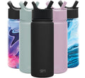 Simple Modern Summit Water Bottle Straw Lid Vacuum Insulated Stainless Steel Bottle | 18 fl oz C427X