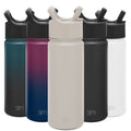 Simple Modern Summit Water Bottle Straw Lid Vacuum Insulated Stainless Steel Bottle | 18 fl oz C685G