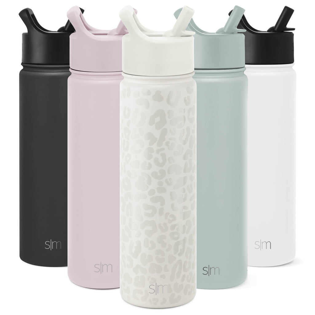 Simple Modern Summit Water Bottle Straw Lid Vacuum Insulated Stainless Steel Bottle | 22 fl oz C430Q