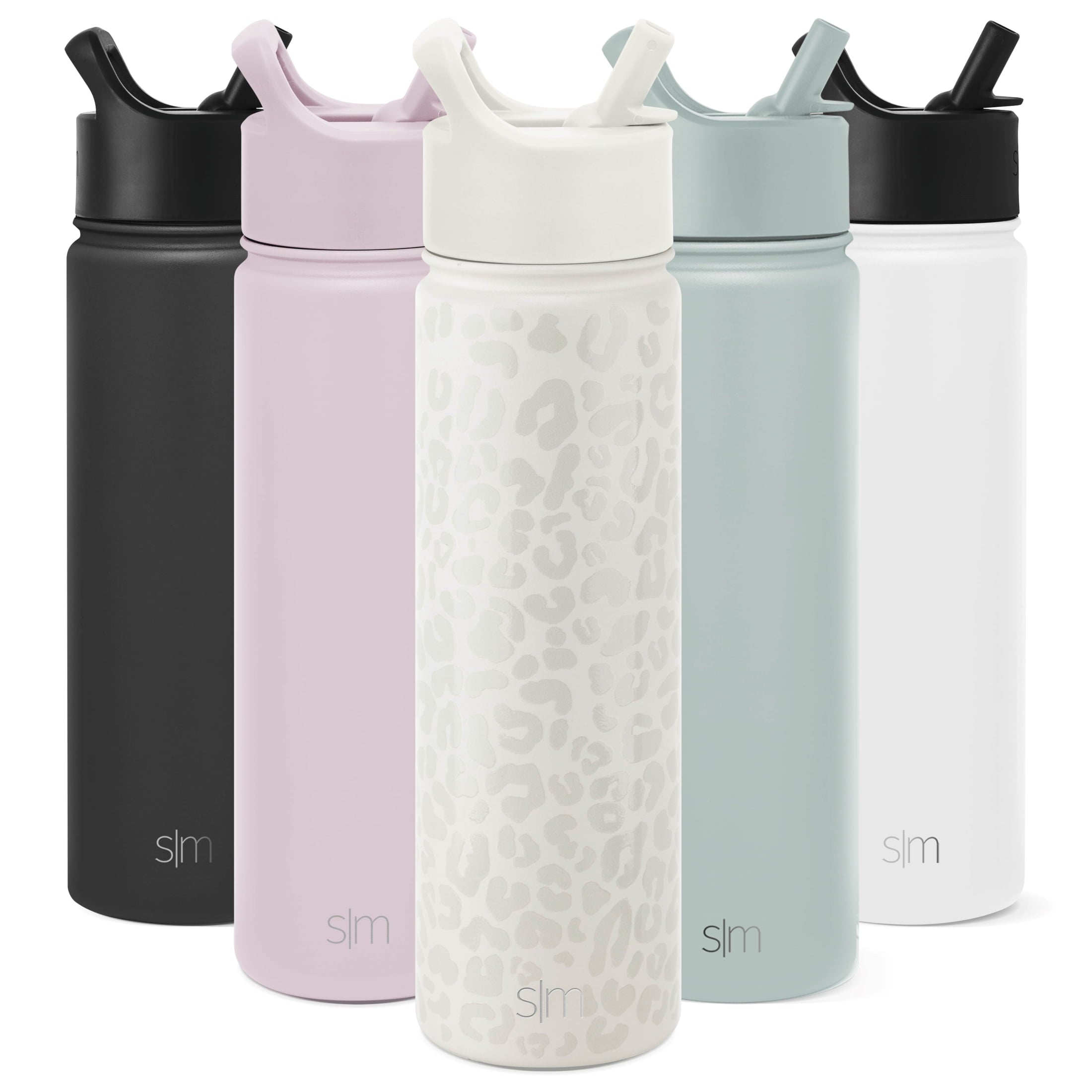 Simple Modern Summit Water Bottle Straw Lid Vacuum Insulated Stainless Steel Bottle | 22 fl oz C430Q