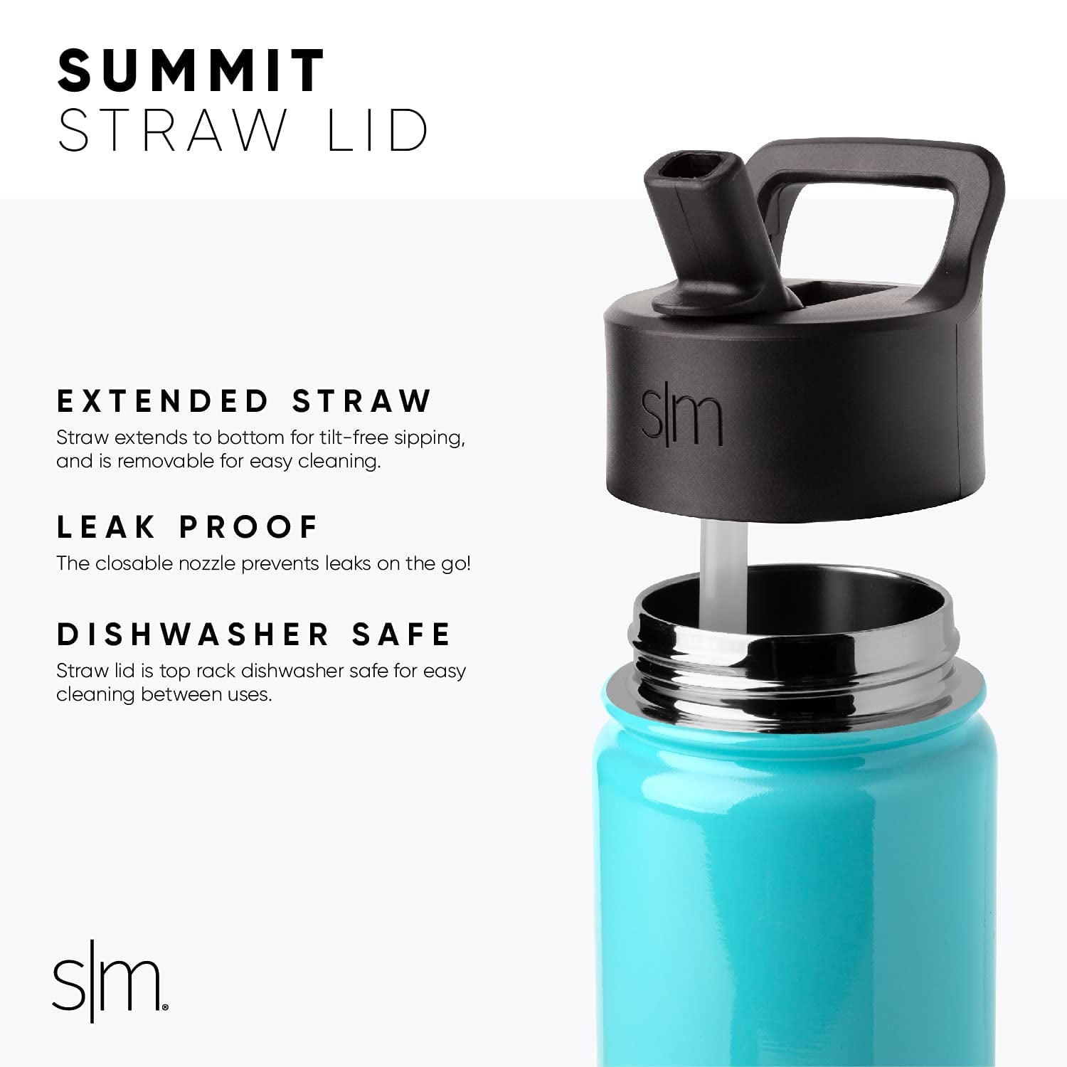 Simple Modern Blippi Kids Water Bottle with Straw Lid | Insulated Stainless Steel Reusable Tumbler for Toddlers, Girls | Summit Collection | 14oz, Blippi Space C689B